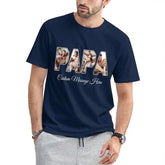 Chemise de titre photo PAPA personnalisée